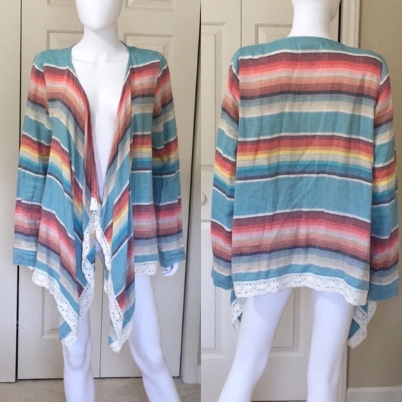 Tasha Polizzi Collection Open Front Wrap. Size L. P/A880/M - Picture 2 of 6